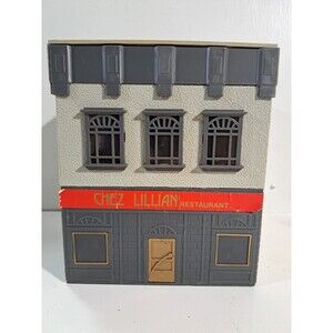 K- Line K-Lineville O Gauge Model Railroad 2 Story Chez Lillian Restaurant
